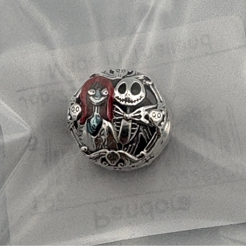 Pandora Nightmare Before Christmas True Love Never Dies Charm. NEW